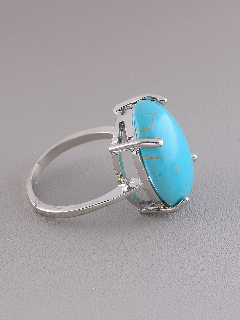 14k Gold Oval Turquoise Ring 14k Gold Turquoise Oval Ring Etsy