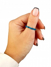 картинка Элитное кольцо Из натурального камня Апатит  от магазина Wolves