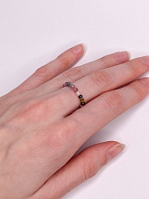 картинка Элитное кольцо Из натурального камня Турмалин от магазина Wolves
