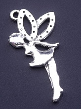 картинка Кулон Балерина цвет серебро 7 штук  от магазина Wolves