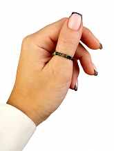 картинка Элитное кольцо Из натурального камня Цоизит от магазина Wolves