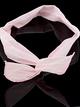 картинка Повязка из шифона, розовая 'Flora Secret' 80 см от магазина Wolves